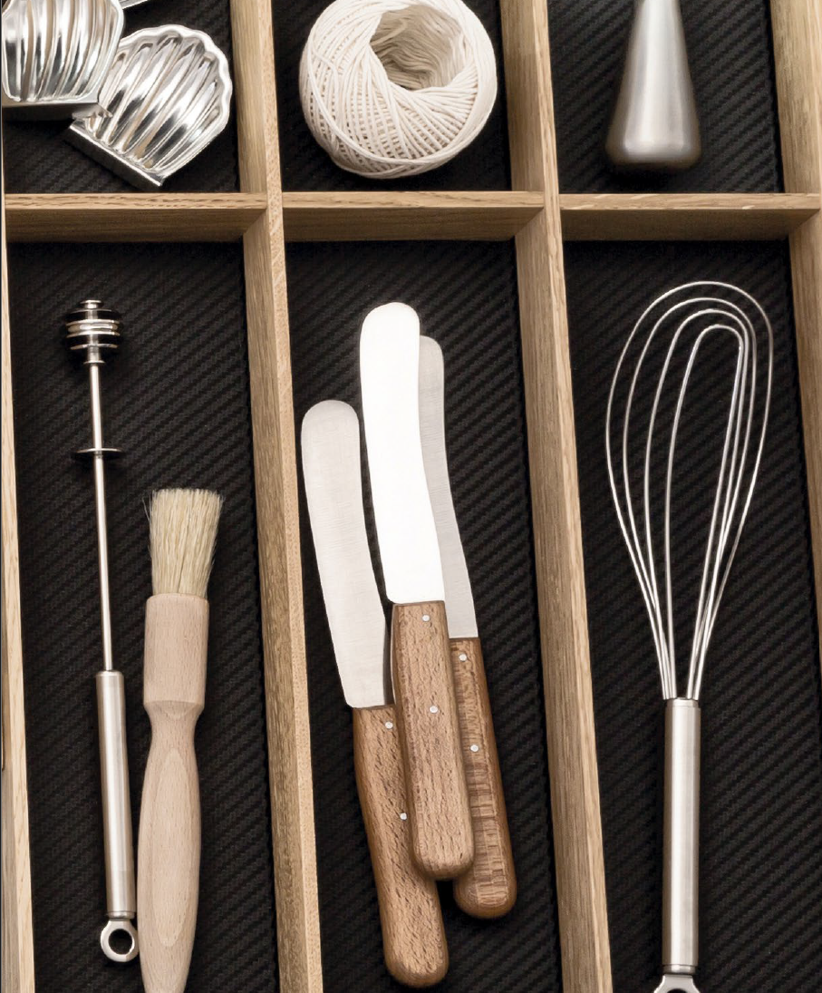 LEICHT Besteckeinsatz »Q-BOX« in Eiche - Für 30 cm Schubladen