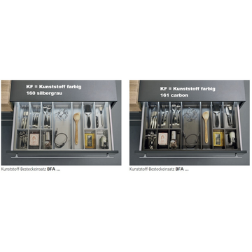 LEICHT Kunststoff-Einsatz »System« in 45 cm – Für Besteck & Utensilien