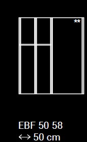 LEICHT Besteckeinsatz »Q-BOX« in Eiche - Für 50 cm Schubladen