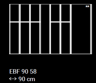 LEICHT Besteckeinsatz »Q-BOX« in Eiche - Für 90 cm Schubladen
